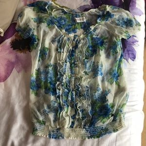 Abercrombie & Fitch sheer top
